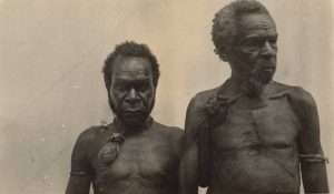 Image used under a Collective Commons License from: https://commons.wikimedia.org/wiki/File:Cannibals,_Papua.jpg